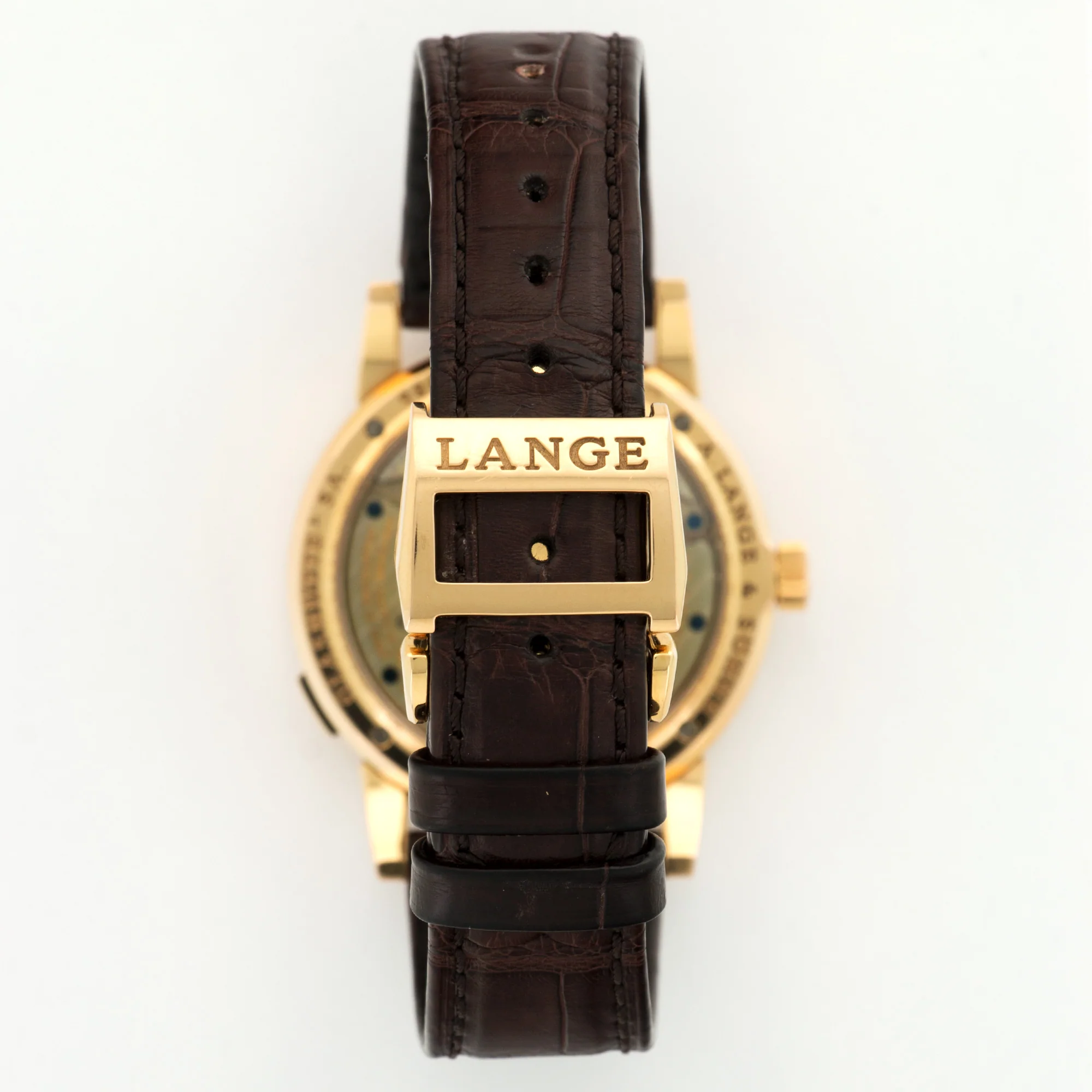 A. Lange & Sohne Rose Gold Lange 1 Tourbillon Watch - Image 5