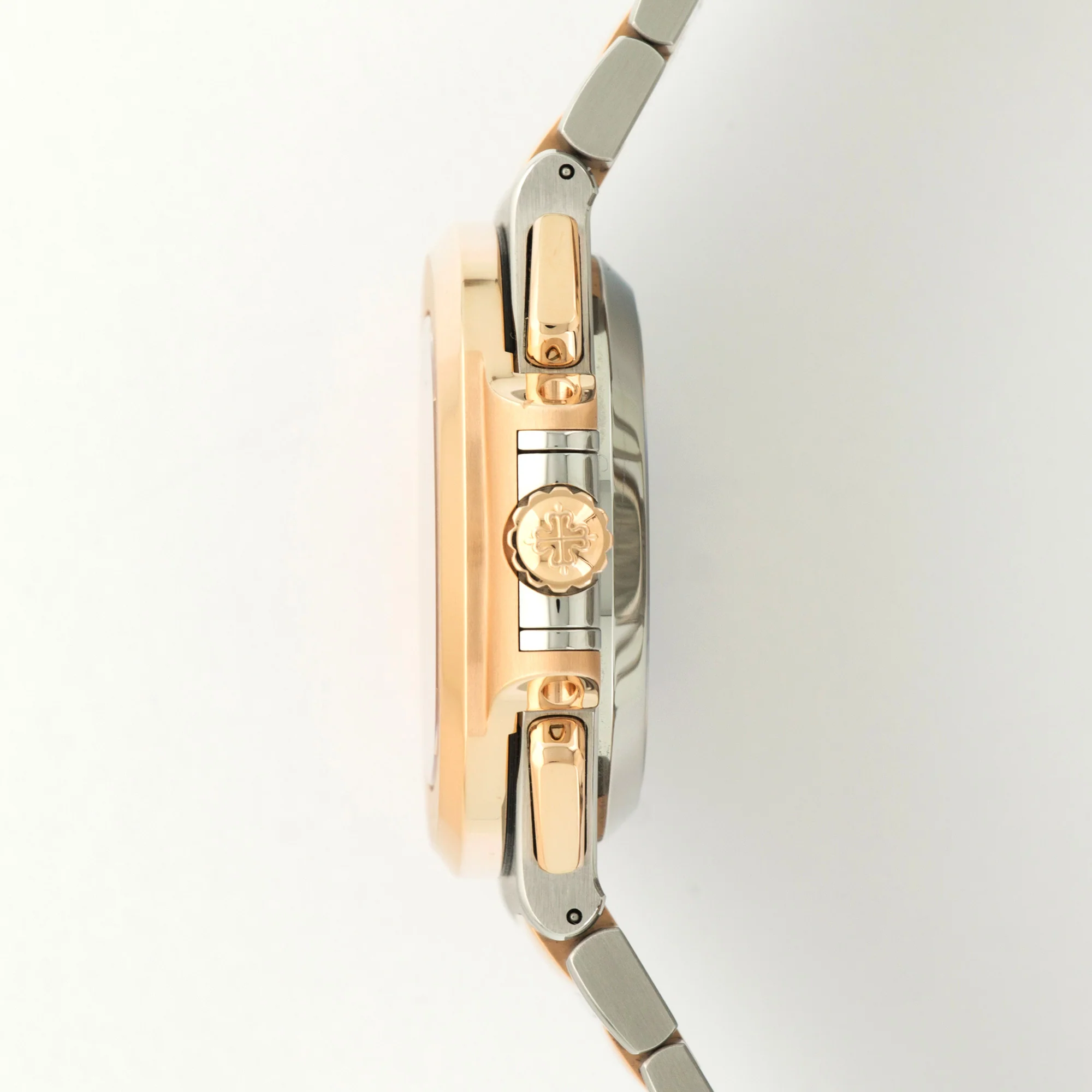 Patek Philippe Two-Tone Rose Gold Nautilus Chronograph Watch Ref. 5980 - Image 3