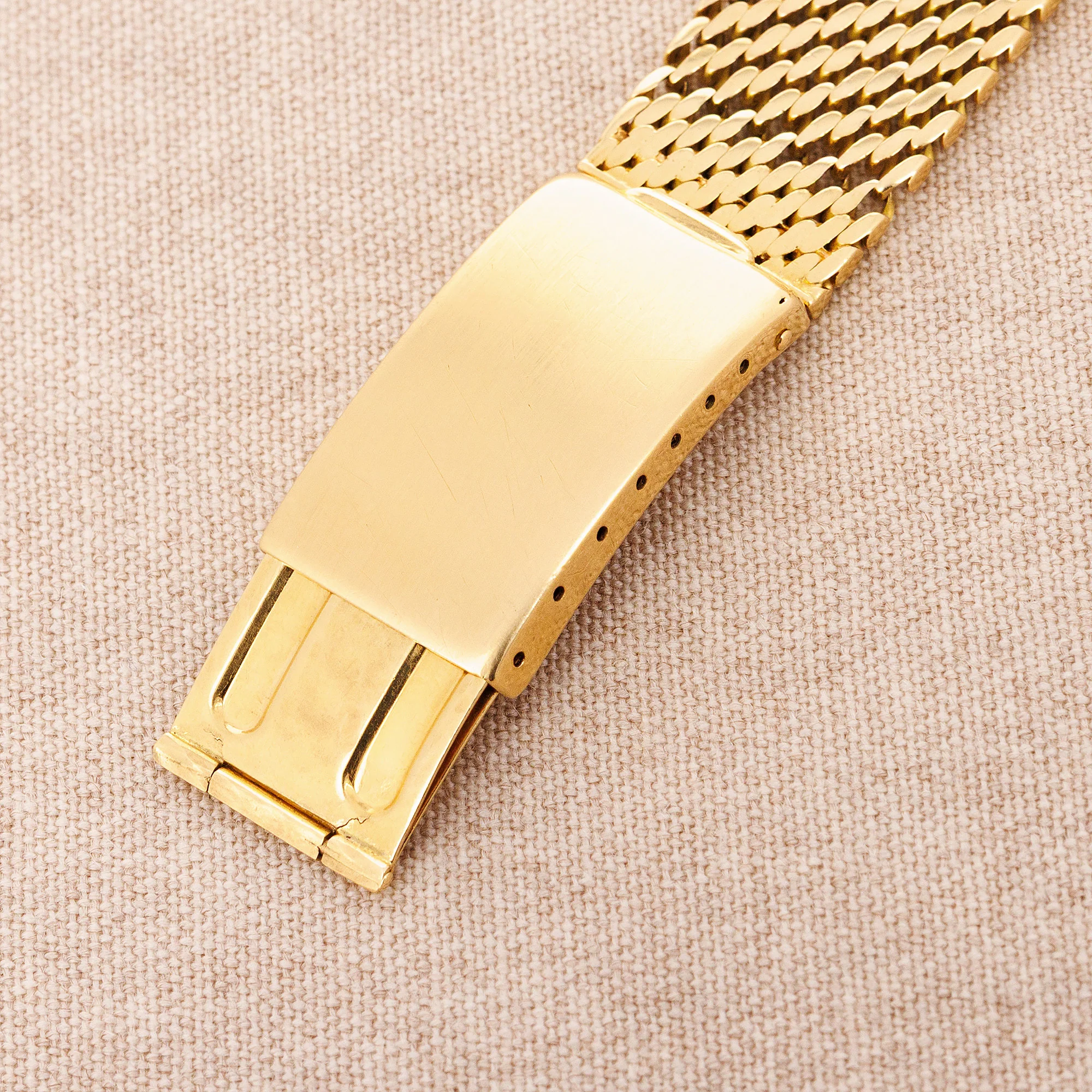 Patek Philippe Yellow Gold Tasti Tondi Chronograph Watch Ref. 1463 on Gay Freres Bracelet - Image 8