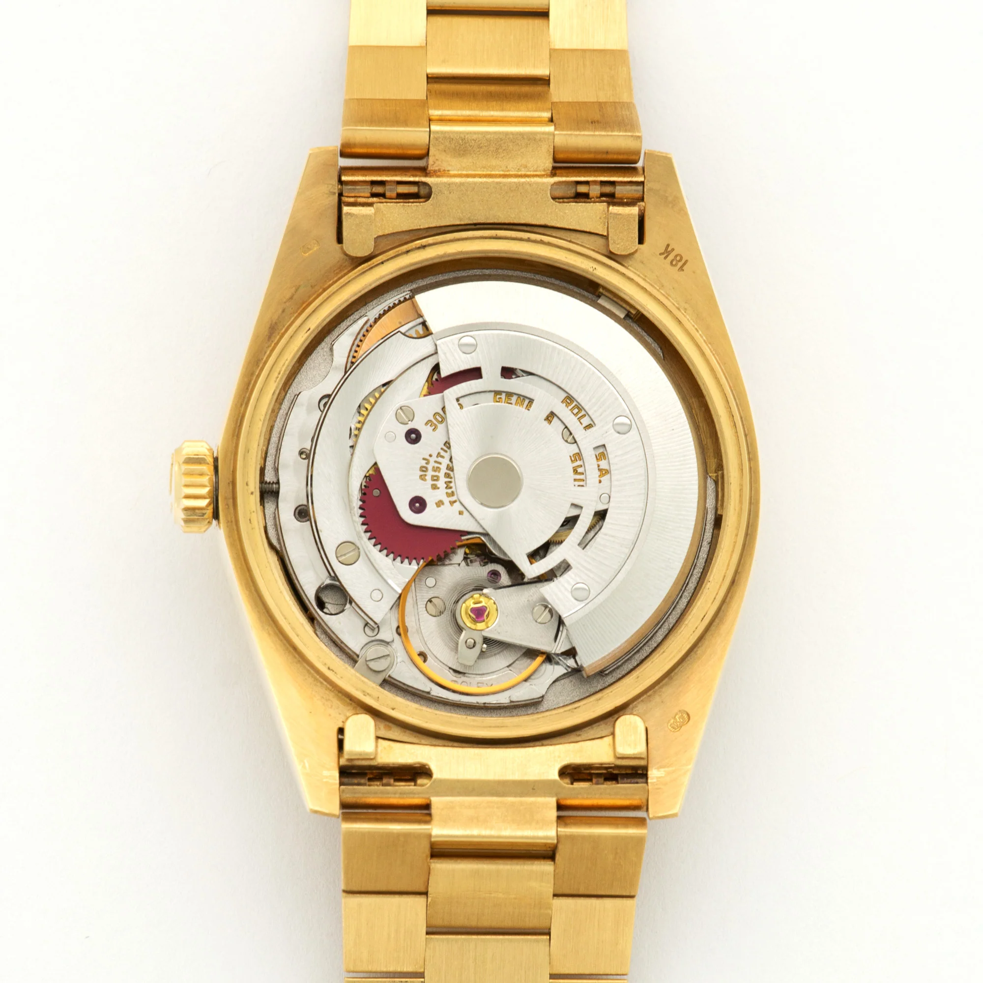 Rolex Yellow Gold Day-Date Baguette Diamond Watch- N.O.S. - Image 7